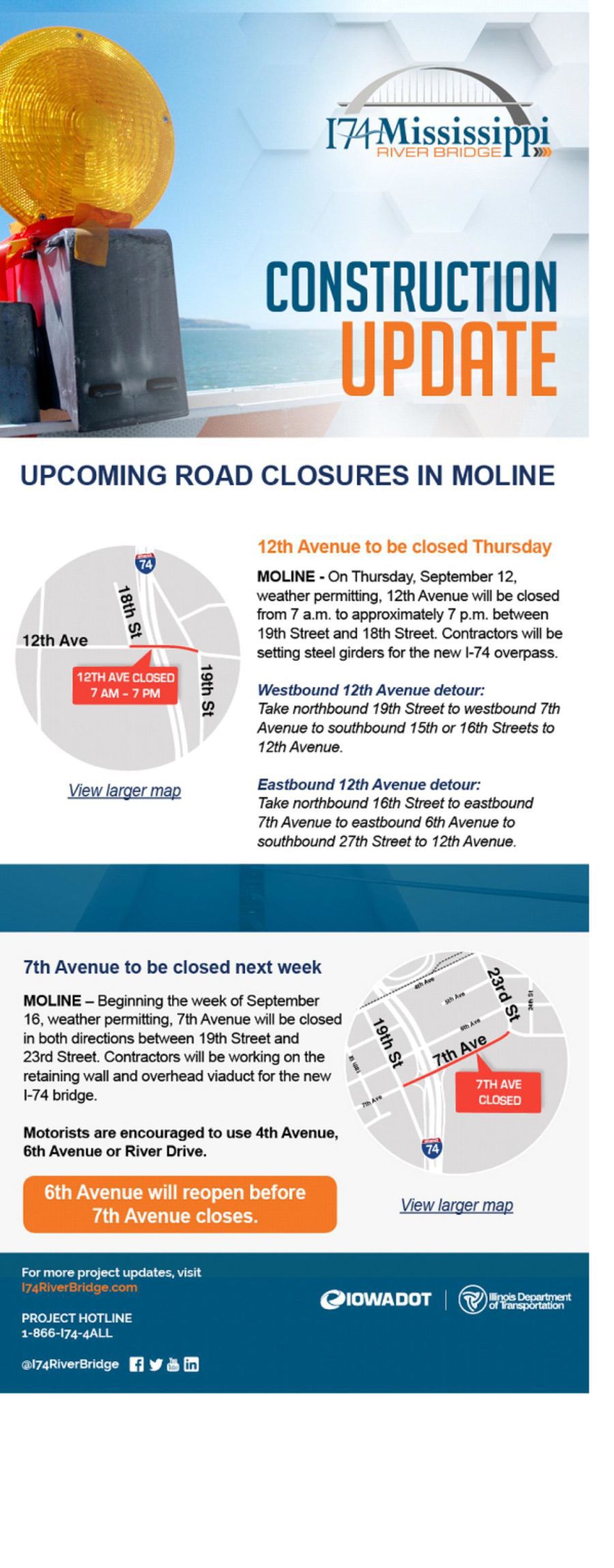 Detour map